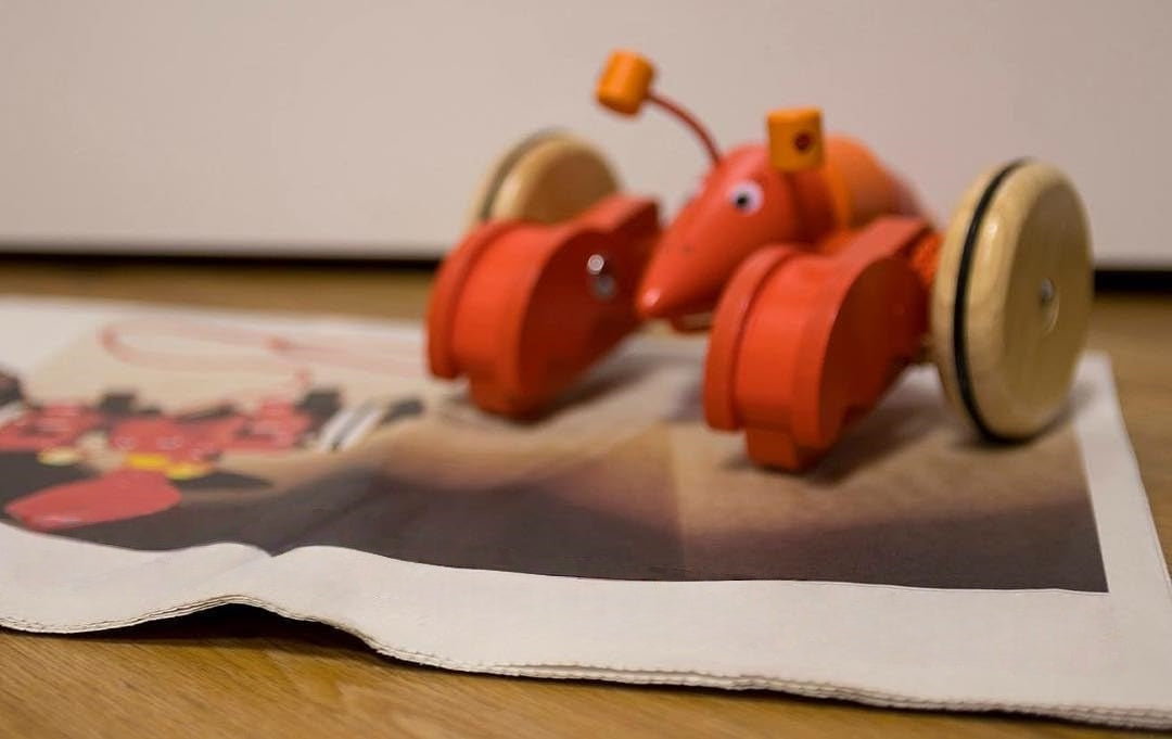 Roter Hummer Nachziehtier