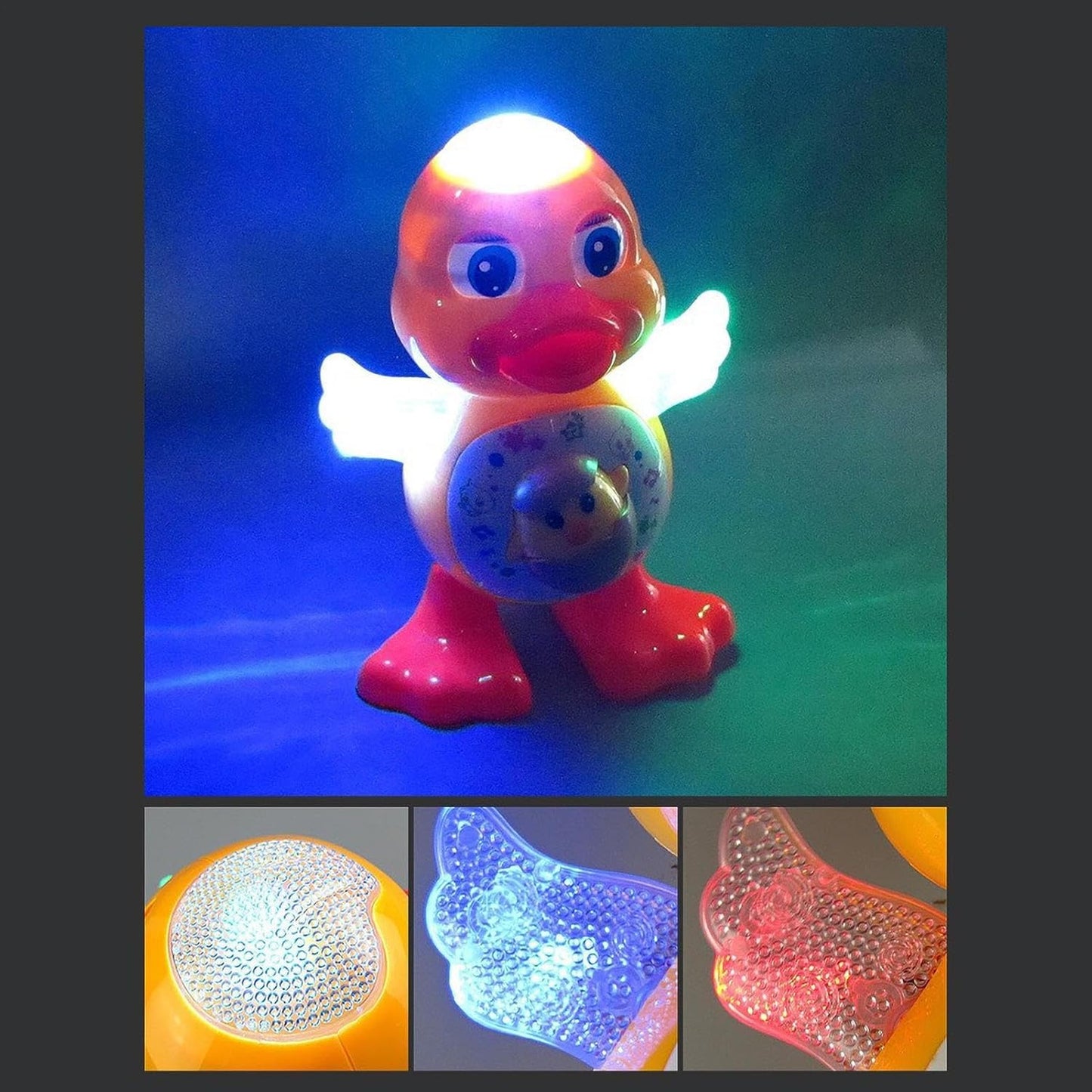 Tanzende Ente mit LED Licht