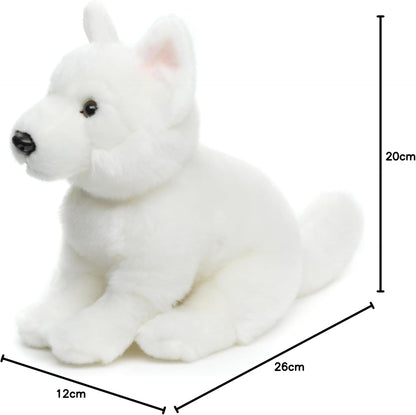 Plüschhund - Weißer Welpe