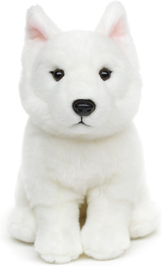 Plüschhund - Weißer Welpe