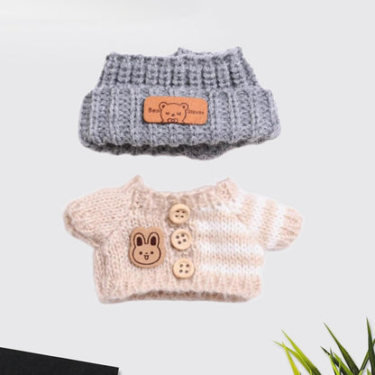 Puppenoutfit - Beanie und Pulli