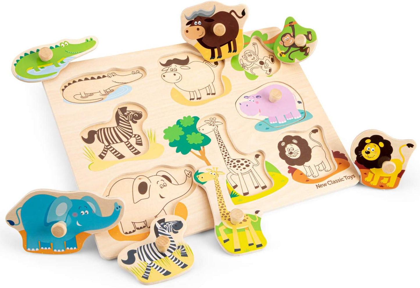 Tierpuzzle Safari-8 teilig