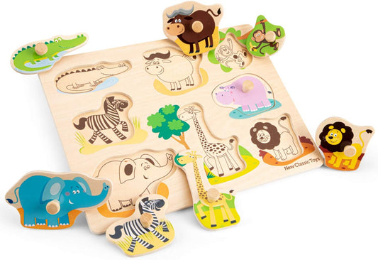 Tierpuzzle Safari-8 teilig