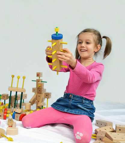 A108 Holz-Konstruktionsbaukasten