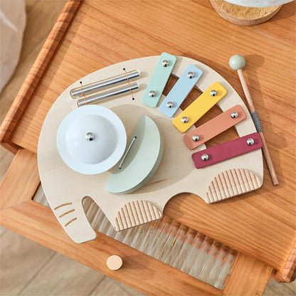 Elefantenförmiges Xylophon - Musikspielzeug