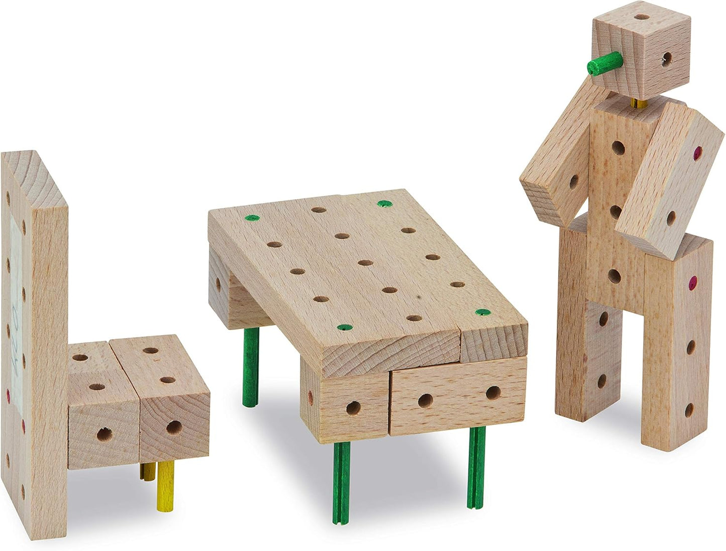 Holzkonstruktionsbaukasten für Kinder ab 5 Jahren