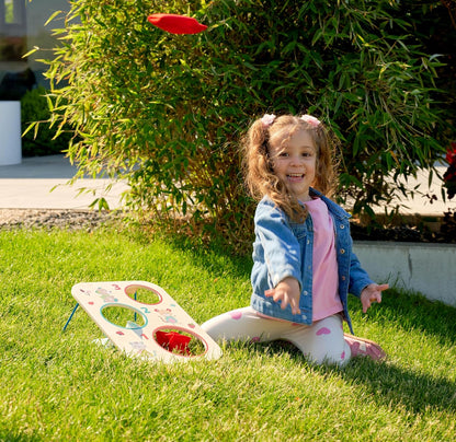 Babywurfspiel mit 6 Wurfsäckchen aus Holz